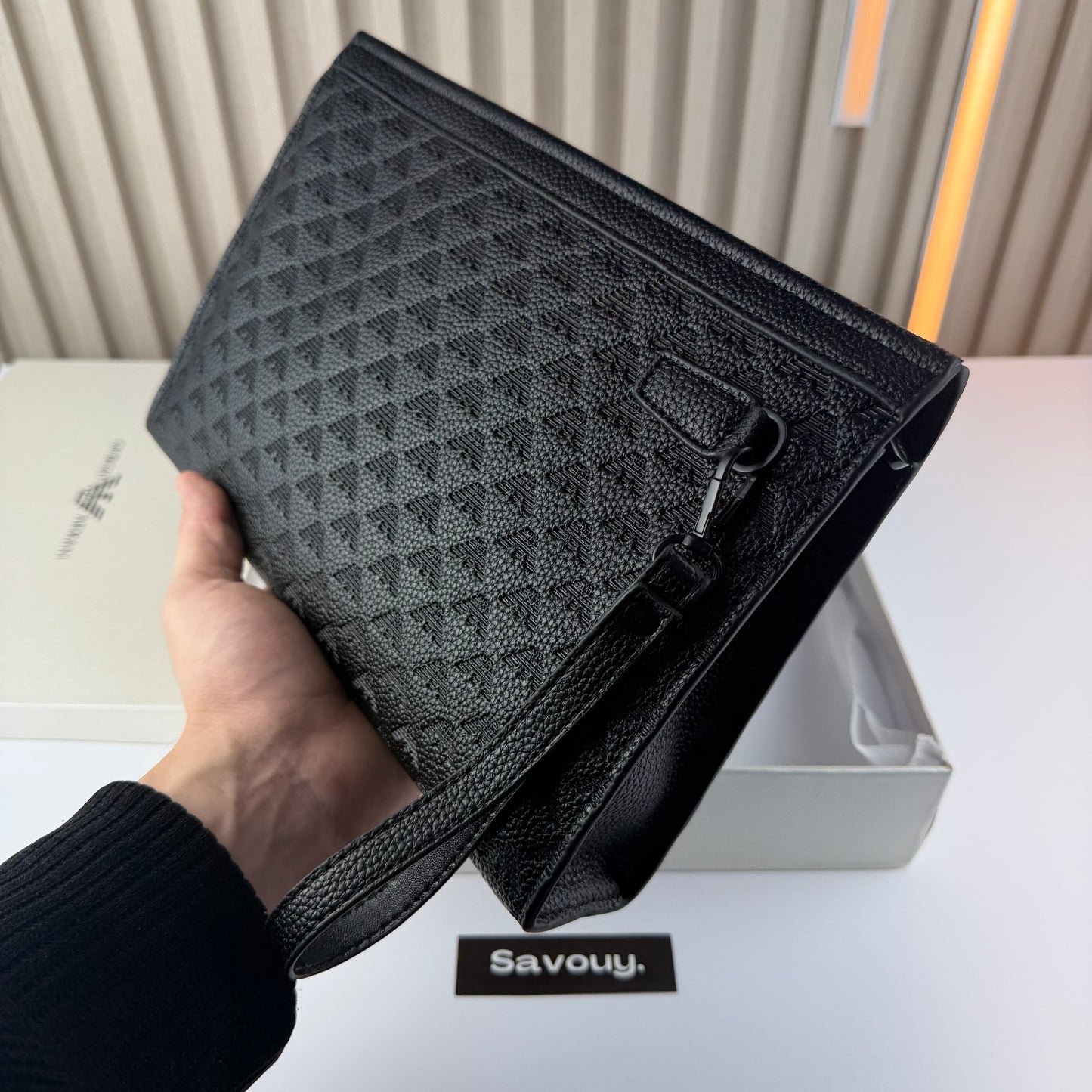 SAC À MAIN EA7 QUALITÉ SUPÉRIEURE AVEC BOX E119