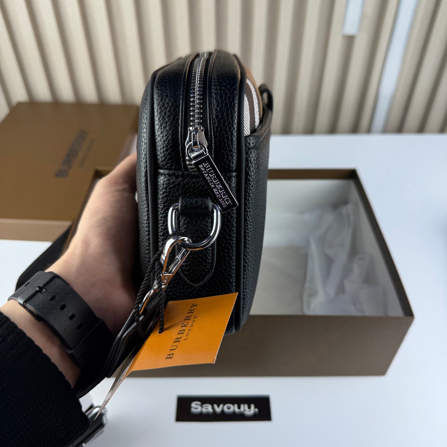 SACOCHE BURBERRY QUALITÉ SUPÉRIEURE AVEC BOX R140