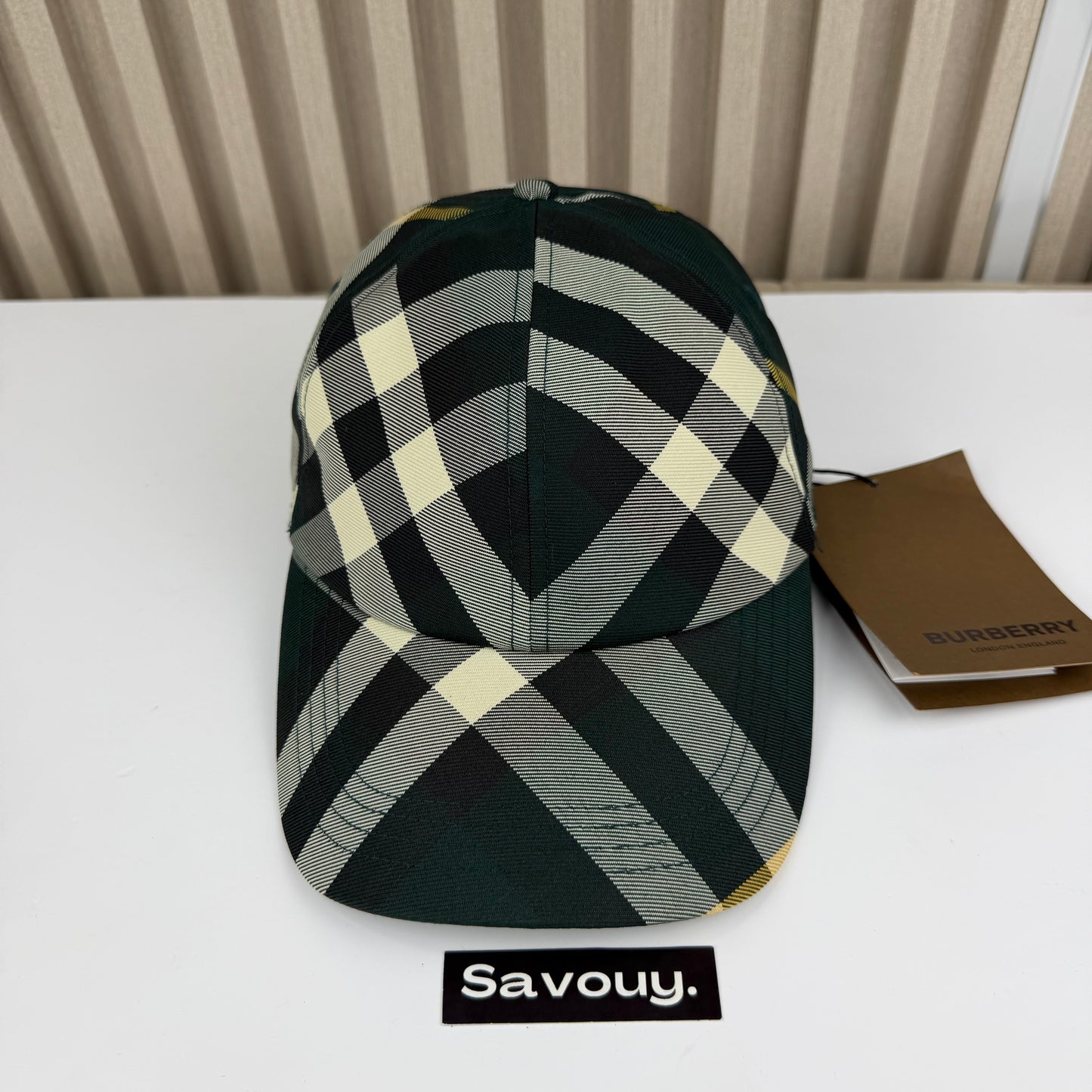 CASQUETTE BURBERRY KING STYLE CLASSIQUE QUALITÉ TRIPLE A - AAA VERT R200