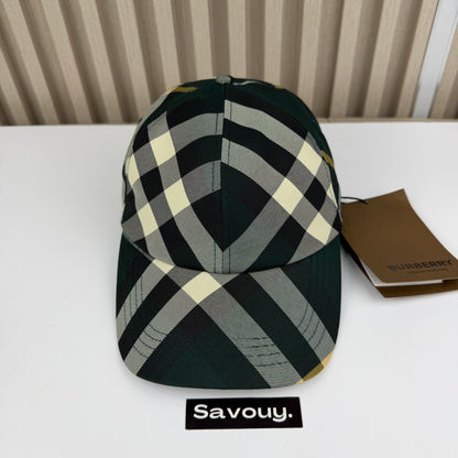 CASQUETTE BURBERRY KING STYLE CLASSIQUE QUALITÉ TRIPLE A - AAA VERT R200
