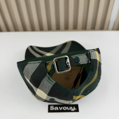 CASQUETTE BURBERRY KING STYLE CLASSIQUE QUALITÉ TRIPLE A - AAA VERT R200