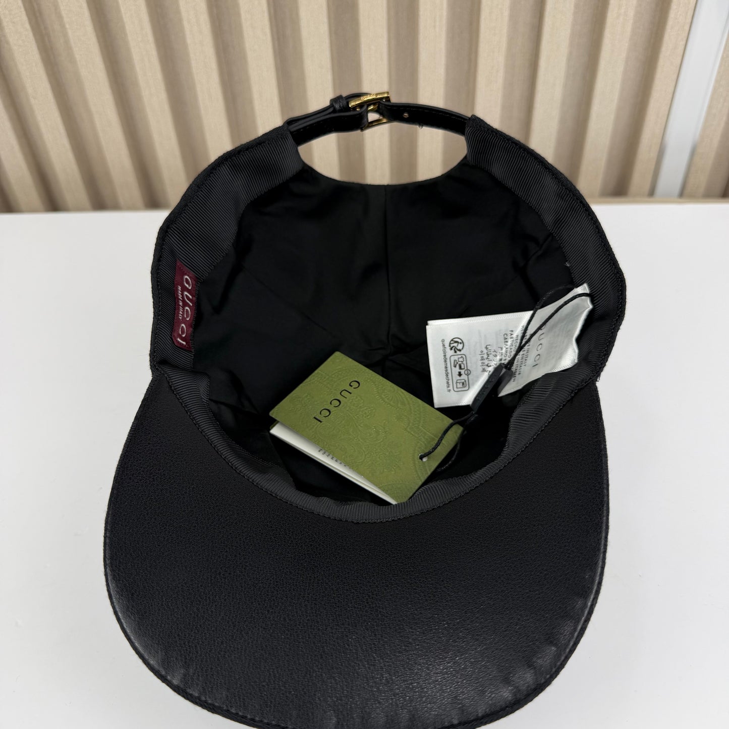 CASQUETTE GG & DIAMANT QUALITÉ TRIPLE A - AAA BLACK G287