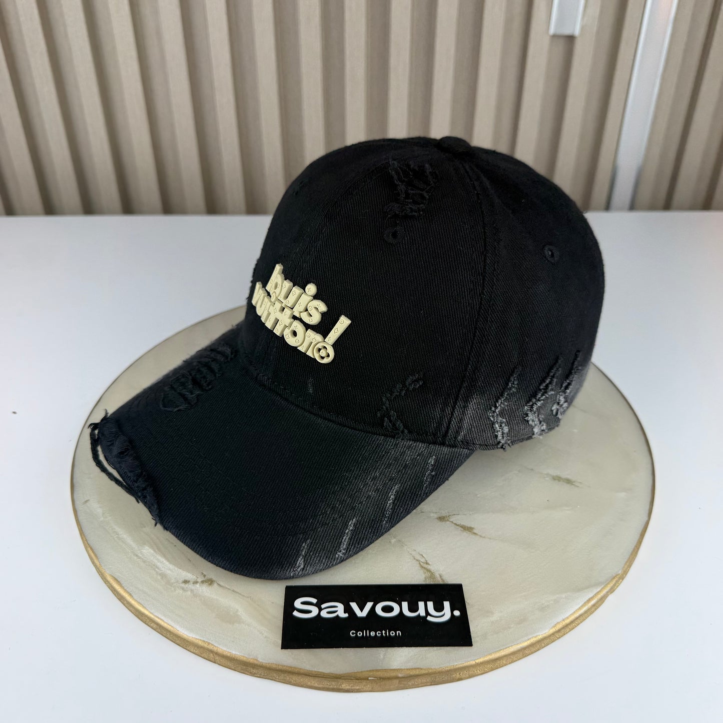 CASQUETTE LV 3D JEANS QUALITÉ SUPÉRIEURE L216
