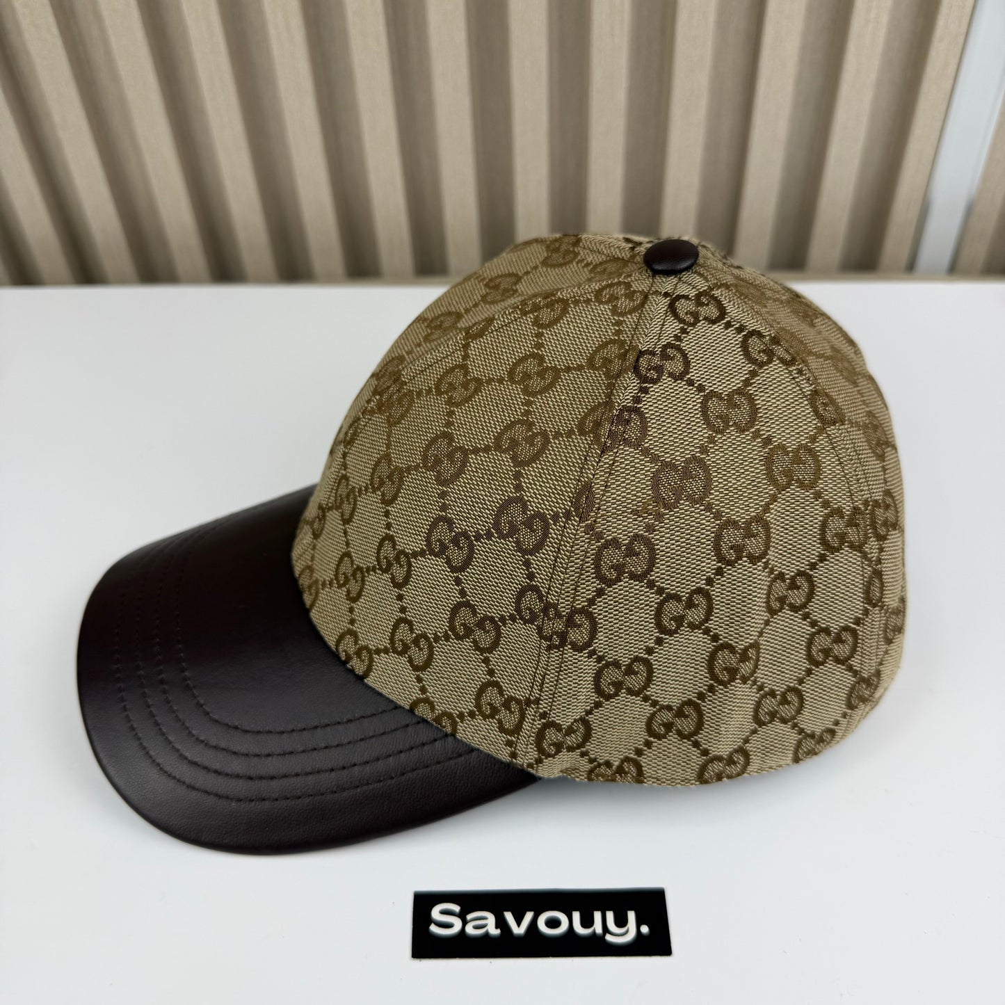 CASQUETTE GG & LEATHER QUALITÉ TRIPLE A - AAA 2 TONE G283