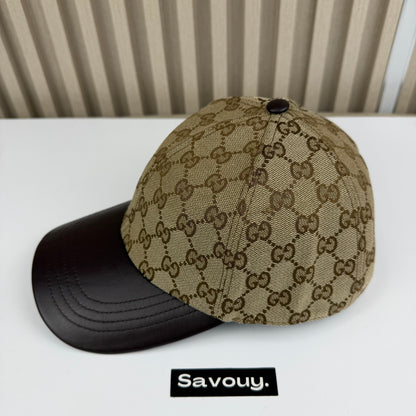 CASQUETTE GG & LEATHER QUALITÉ TRIPLE A - AAA 2 TONE G283