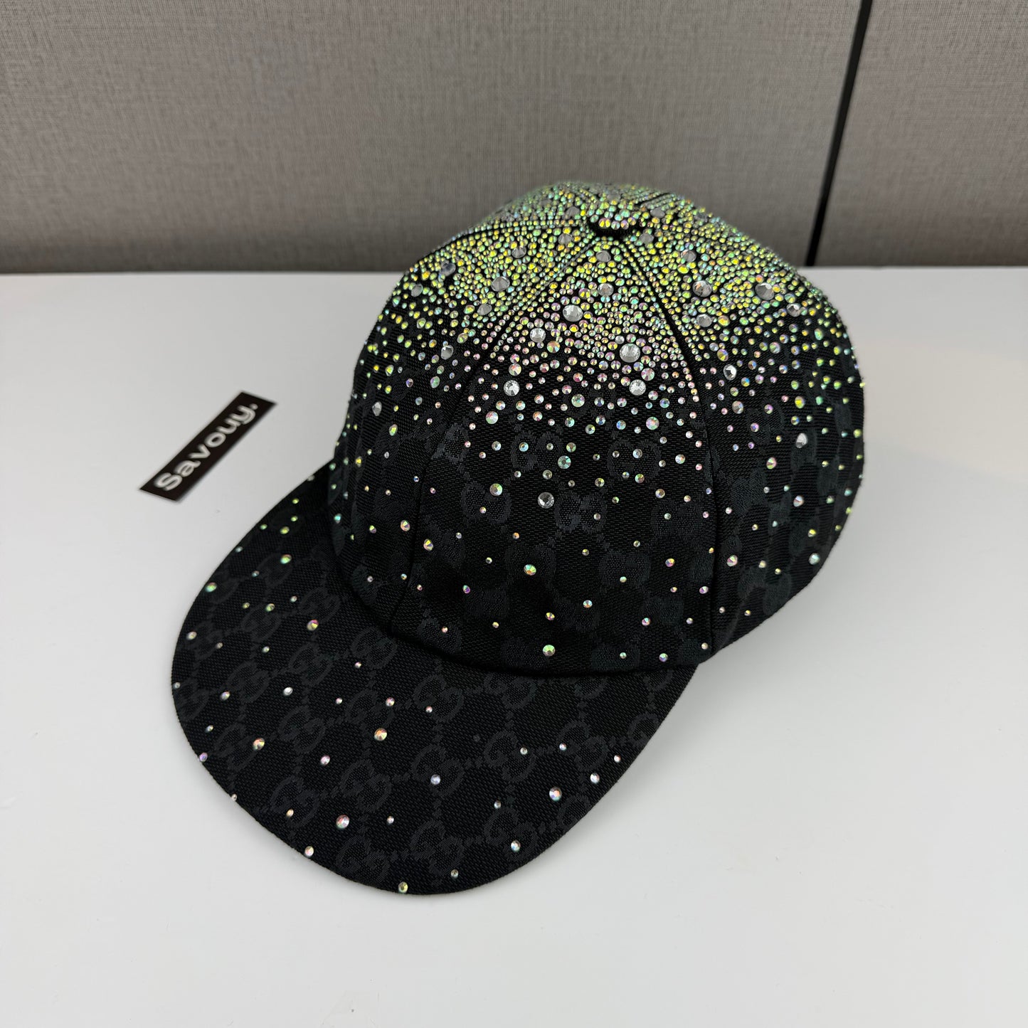 CASQUETTE GG & DIAMANT QUALITÉ TRIPLE A - AAA BLACK G289