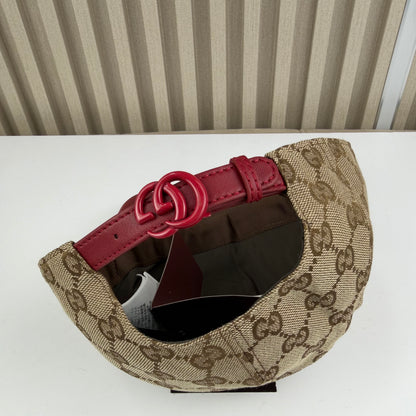 CASQUETTE GG & LEATHER QUALITÉ TRIPLE A - AAA 2 TONE G281