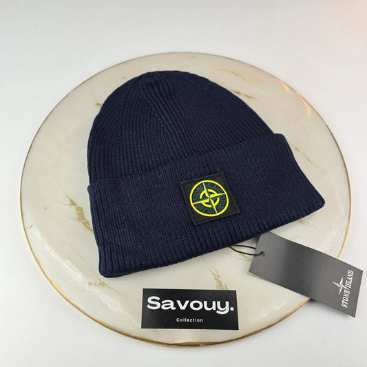 BONNET STONE ISLAND BLEU QUALITÉ SUPÉRIEURE S114