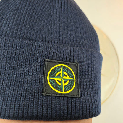 BONNET STONE ISLAND BLEU QUALITÉ SUPÉRIEURE S114